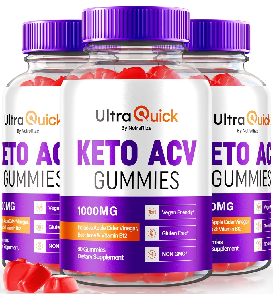 (3 Pack) Εξαιρετικά γρήγορη Keto ACV Gummies, Ultra Quick Keto ACV Gummies Υποστήριξη απώλειας βάρους, φυσικό Keto+ACV, Premium Keto Plus ACV Formula, Apple Cinegar Gummy, Επίσημη UltraQuick (180 Gummies)