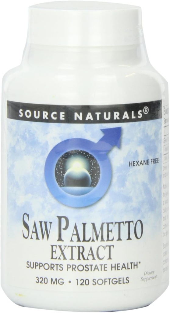 Πηγή Naturals Saw Palmetto Extract 320mg, 120 Softgels