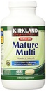 Kirkland Signature Adults, 50 plus Mature Multi Vitamins & Minerals, 400 Count Tablets