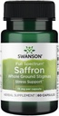 Swanson Full Spectrum Saffron (Whole Ground Stigmas)-Herbal συμπλήρωμα Προώθηση της Φυσικής Υποστήριξης Mood & Διαχείριση Στρες - Βιολογικό Ισπανικό συμπλήρωμα Saffron-(60 κάψουλες Veggie, 15mg το καθένα)