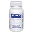 Καθαρές ενθυλακώσεις Χρώμιο (Picolinate) 500 mcg - για λιπίδια & υδατάνθρακες Μεταβολισμός * - Συμπλήρωμα Ορυκτών - Συμπλήρωμα Χρώμιο Ανώτερης Απορρόφησης - Χωρίς Vegan & Γλουτένη - 60 κάψουλες