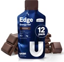 UCAN Edge Ενεργειακά Gel Shots, Σοκολάτα (12, 2 πακέτα ουγγιάς) για τρέξιμο, εκπαίδευση, προπονήσεις, καταλληλότητα, Ποδηλασία, Crossfit 