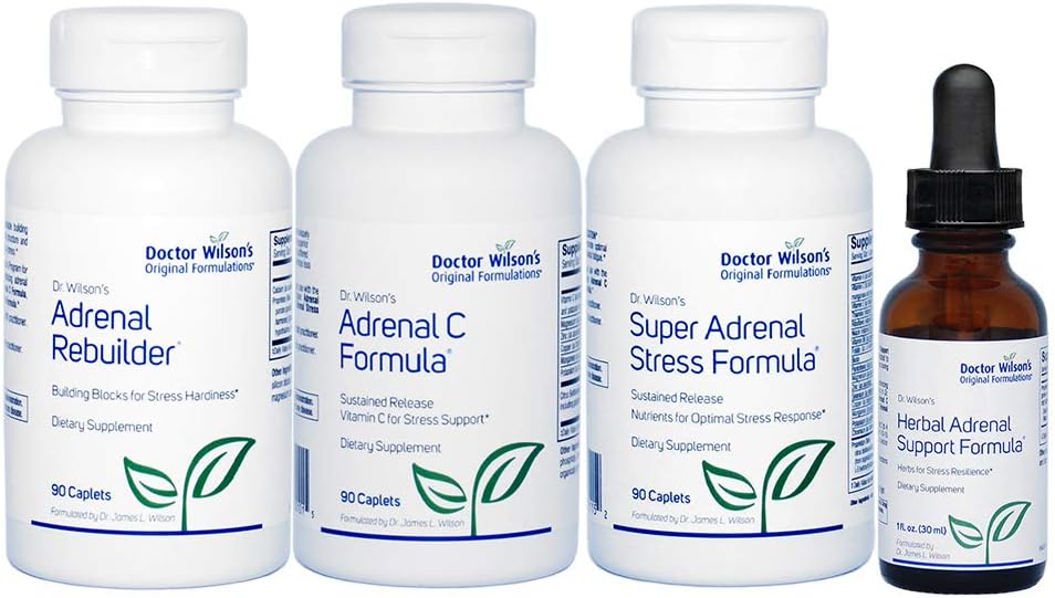 Πρωτόκολλο Adrenal Fatigue του Δρ. Wilson Πλήρης σετ για την υποστήριξη Adrenal HASF μικρό