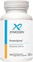 XYMOGEN ProteoXyme - Παγκρεατικά Ένζυμα, Serrapeptase, Rutin, Papain & Bromelain - Σχεδιασμένο για την υποστήριξη της ακεραιότητας του ιστού & Υγιεινή ισορροπία ανοσοποιητικού συστήματος (100 Acid- Resistant Κάψουλες)