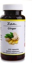 Hekma Center Pure Ginger Root - Zingiber Officinalis - 100 Κάψουλες Μειώνει τη Ναυτία - Vegan