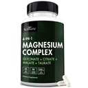 BioSchwartz Magnesium Complex Supplement (90 κάψουλες) 350mg Μαγνήσιο Γλυκινικό Κιτρικό Κακό και Ταυρικό Ανά υπηρεσία για υγιή νεύρα Μυς Υποστήριξη για τον Ύπνο της Καρδιάς (Vegan, Χωρίς Γλουτένη, Μη ΓΤΟ)