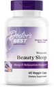 Doctor's Best Womens Beauty Sleep with Magnesium, Theanine, Melatonin, Sleep & Relaxation Support, Non-GMO, Gluten Free, Soy Free, Vegan 60 Veggie Caps