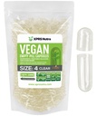 XPRS Nutra Μέγεθος 4 κενές κάψουλες - 1000 Count Small Clear Empty Vegan Κάψουλες- χορτοφαγικά χάπια - DIY Καψάκιο Γέμισμα - Fillable Do-it-Yourself Veggie Caps για συμπληρώματα