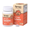 Lutein ματιών Renzo με εκχύλισμα Bilberry, Διαλυτές παιδικές βιταμίνες για την υγεία των ματιών, συμπληρώματα χωρίς ζάχαρη, 30 πορτοκαλί-Flavored Μελάτες