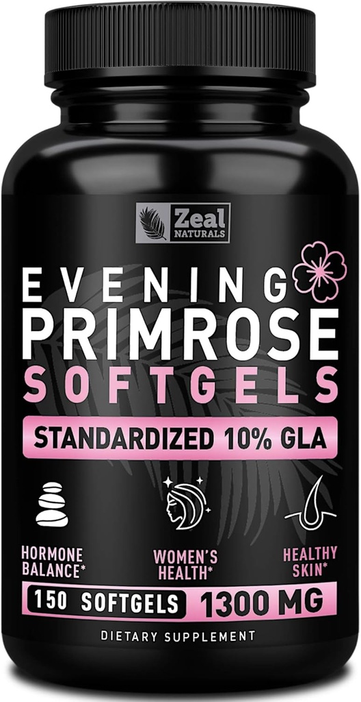 Βραδινές κάψουλες πετρελαίου Primrose (150 Liquid Softgels 
