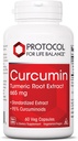PROTOCOL FOR LIFE BALANCE Curcumin Turmeric Root Extract - 95% Standardized Curcuminoids - 665 mg Curcumin - Curcumin Turmeric Supplement - Non-GMO & Kosher - 60 Veg Capsules