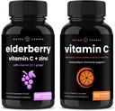 NutraChamps Elderberry and Vitamin C Capsules Bundle