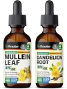 BIO KRAUTER Mullein Βάμμα 2 Fl. Oz. & Dandelion Βάμμα 2 Fl. Oz.