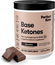 Perfect Keto Exogenous Ketones Powder, BHB Salts for Ketosis & Fasting Support, Electrolytes for Hydration, Caffeine Free Energy, Chocolate, 8.57 oz