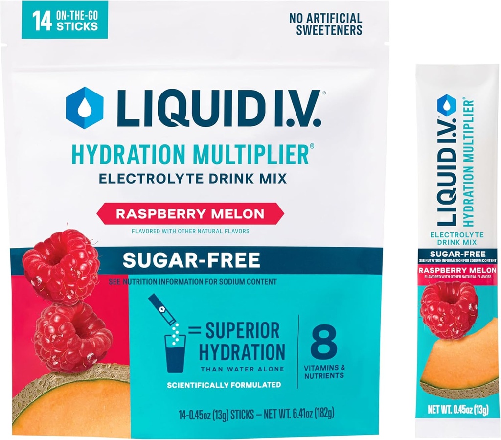 Liquid I.V.® Hydration Multiplier Sugar-Free - Μέλον σμέουρων 