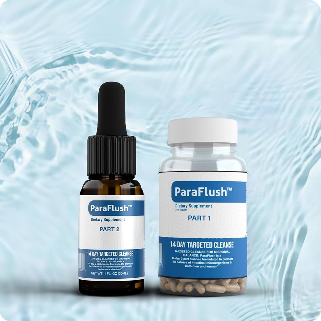 ParaflushTM Cleanse: The Ultimate 14-Day Gut Detox & Parasite Punce for Vitality and Wellness