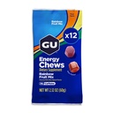 GU Energy Chews, Rainbow Mix Energy Gummies με ηλεκτρολύτες, Dairy-Free, On-The-Go Energy για κάθε προπόνηση, 12 τσάντες (24 Services Σύνολο)