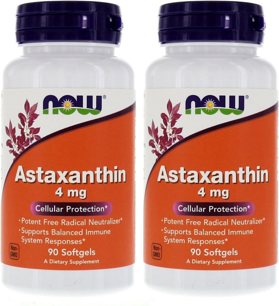 Ασταξανθίνη 4mg 90 Softgels (Κυριακή προστασία) (συσκευασία των 2)