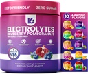 Keppi Electrolytes σε σκόνη – Ρόδι βατόμουρο Γεύση 50 Σερβιέτες – Δεν συμπλήρωμα ενυδάτωσης ζάχαρης με κάλιο, μαγνήσιο, νάτριο – Κέτο, Vegan, Νηστεία-Φιλικά, Μηδέν θερμίδες Ηλεκτρολυτικό Ποτό