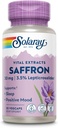 SOLARAY Saffron Extract - Υποστήριξη ύπνου και θετικής διάθεσης - Vegan και χωρίς γλουτένη Saffron Συμπληρώματα - Εργαστήριο Επαληθευμένο - Εγγύηση 60 ημερών - 30 Υπηρεσίες, 30 VegCaps