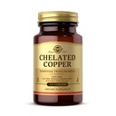 Solgar Chelated Copper, 100 Tablets - Απαραίτητο για το σχηματισμό κολλαγόνου - Υψηλής Βιοδιαθέσιμης φόρμας - Υποστηρίζει συνδετικό ιστό - Μη ΓΤΟ, Vegan, Χωρίς γλουτένη, Χωρίς γαλακτοκομικά, Kosher - 100 Σερβιέτες