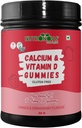 Γενική άνοδος. Ασβέστιο & Βιταμίνη D Gummies Vegan για γυναίκες (30 μασώμενα ούλα, Mango & Strawberry Flavour) Ενισχυμένο με βιταμίνη D 200IU, και ασβέστιο για ισχυρά δόντια και οστά, Nautral