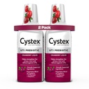 Cystex Ουρολοίμωξη Υποστήριξη & Πρόληψη - Cranberry Prebiotic συμπλήρωμα με D-Mannose & βιταμίνη C για UTI Προστασία & Ουρολοίμωξη Συντήρηση Υγείας - 7,6 fl oz - (Pack of 2)