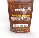 NOOSH Plant Based Almond Protein Powder Chocolate 43 Gram - Vegan Protein Powder, All Natural Ingredients, Non-GMO, Gluten Free, Kosher, Peanut Free, Soy Free, Dairy Free (Chocolate)