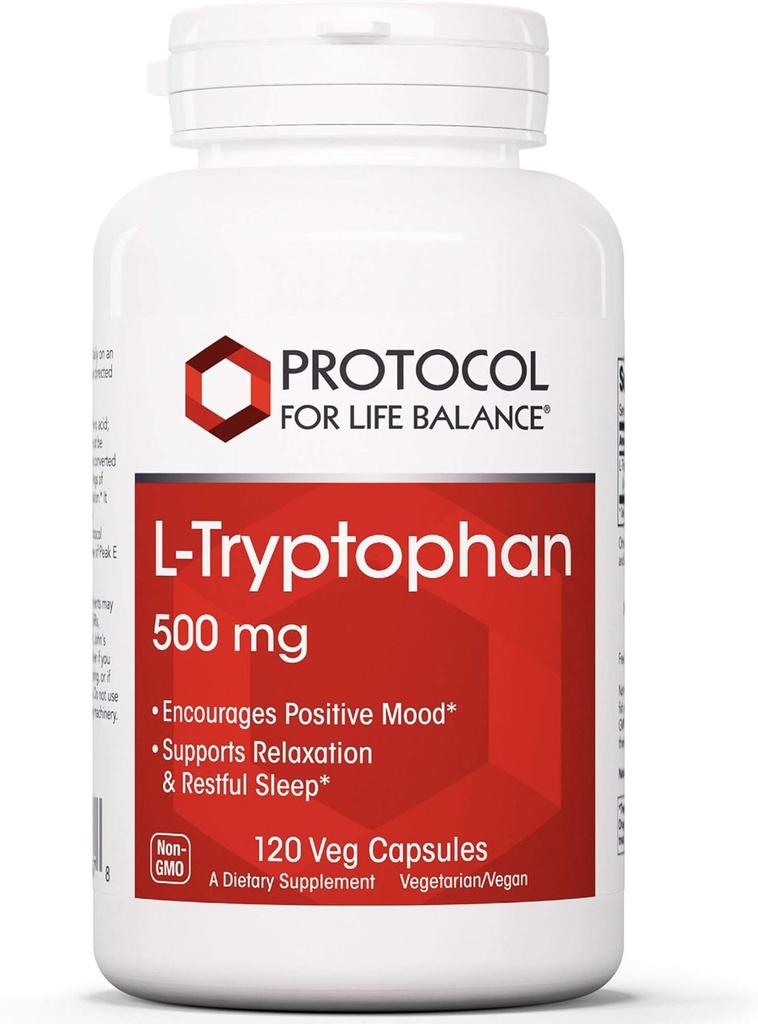 Protocol For Life Balance - L- Tryptophan 500 mg - 120 κάψουλες Veg