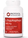 Protocol For Life Balance - L- Tryptophan 500 mg - 120 κάψουλες Veg