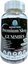 ΆγχοςΕκτός Premium Gummies ύπνου, άρωμα βατόμουρο, Vegan, ζάχαρη-δωρεάν, 60 Gummies