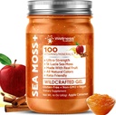 Irish Sea Moss Gel Raw - Wildcraft Superfood Seamoss Gel - Μήλο Κανέλα Γεύση, Βιταμίνη και Ορυκτά-Πλούσια από την Πριστίνα Caribbean Waters, ανοσοποιητική και Digestive Υγεία Υποστήριξη - 10 oz