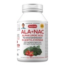 ANDREW LESSMAN ALA + NAC Alpha Lipoic Acid με N- Acetyl-Cysteine 360 Κάψουλες - Ultra-High Potency, Anti-Oxidant Υποστήριξη για το Νευρικό Σύστημα, Καρδιά, Εγκέφαλο, Ήπαρ, Νεφροί, Πνεύμονες, Ενέργεια. Χωρίς πρόσθετα