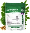 100% Natural Greens Superfood Powder – Καθημερινή Συμπλήρωμα με 40 Superfoods, Βιταμίνες και Ορυκτά – Υποστηρίζει την ενέργεια, το άγχος και την ασυλία – 30 Ημέρες 360 Grams Berry Flavor (1 Τσάντα)