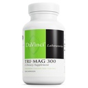 DAVINCI Tri-Mag 300 - Τρίκλινο Συγκρότημα με Γλυκινικό Μαγνήσιο, Ταυρινικό & Μηλεϊνό - Ηρεμία Συμπλήρωμα Μαγνησίου για τον Ύπνο - Nerve Support Formula - 120 Κάψουλες (30 Σερβιέτες)