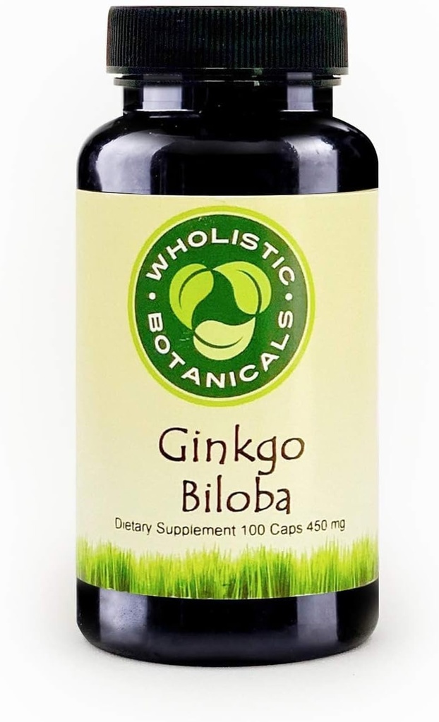 Κάψουλα Ginkgo Biloba — Συμπλήρωμα μνήμης για τον εγκέφαλο — Συμπλήρωμα ενέργειας — 100 ct