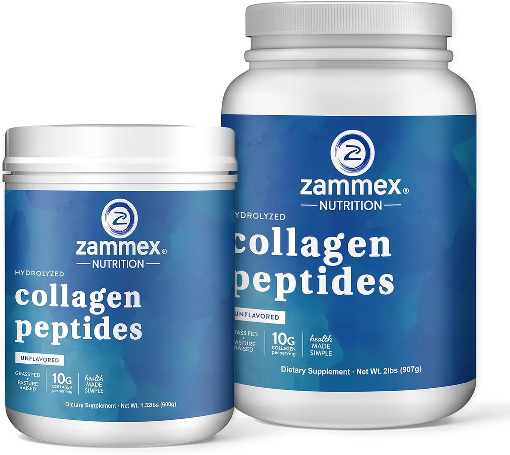 Zammex Collagen Peptides σκόνη χωρίς γεύση 60+90 εξυπηρετήσεις