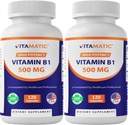 Βιταμίνη Β1 (Θιαμίνη) 500mg – 2 Συσκευασία (120 κάψουλες Σύνολο)