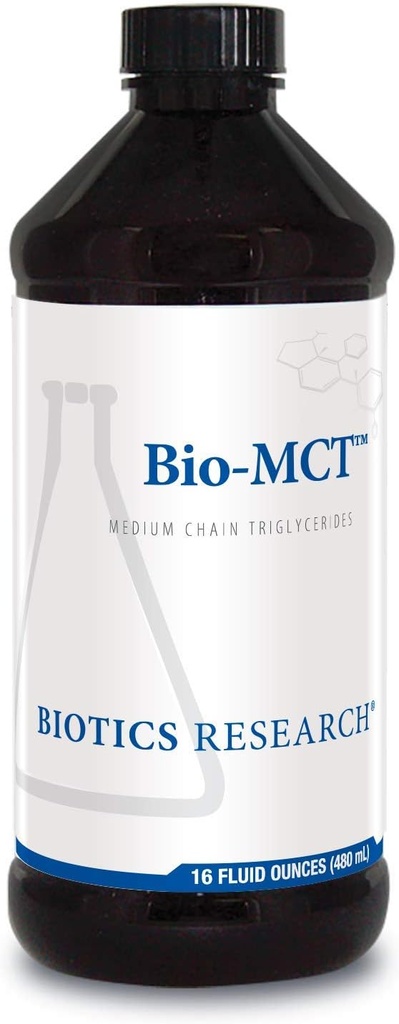 Βιοτική έρευνα Bio MCT εγκεφαλικό καύσιμο, ενέργεια εγκεφάλου, καθαρή ενέργεια, τριγλυκερίδια μέσης αλυσίδας, MCT, κακρυλική τριγλυκερίδια 16 ρευστές ουγγιά