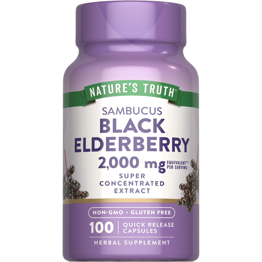 Nature's Truth Black Elderberry Capses 