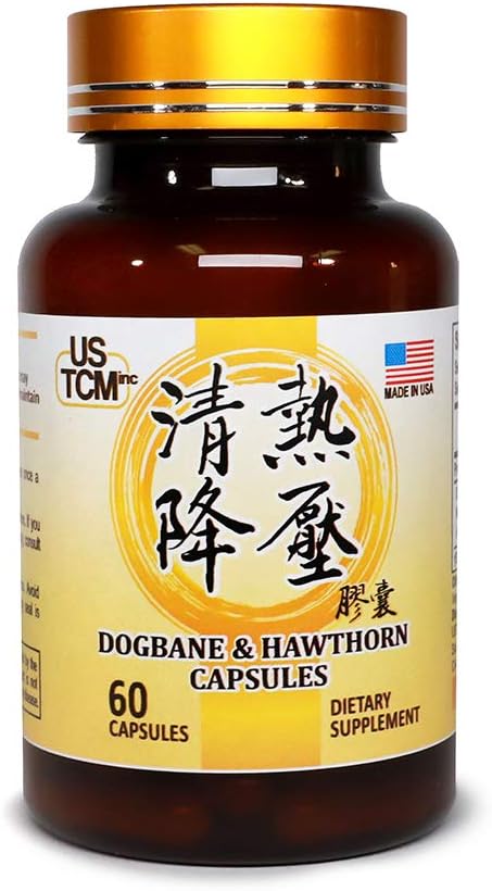 Κάψουλες Dogbane Hawthorn 500mg 60 Κάψουλες λαχανικών 100% Φυσικό Δεν Συντηρητικά Made in USA