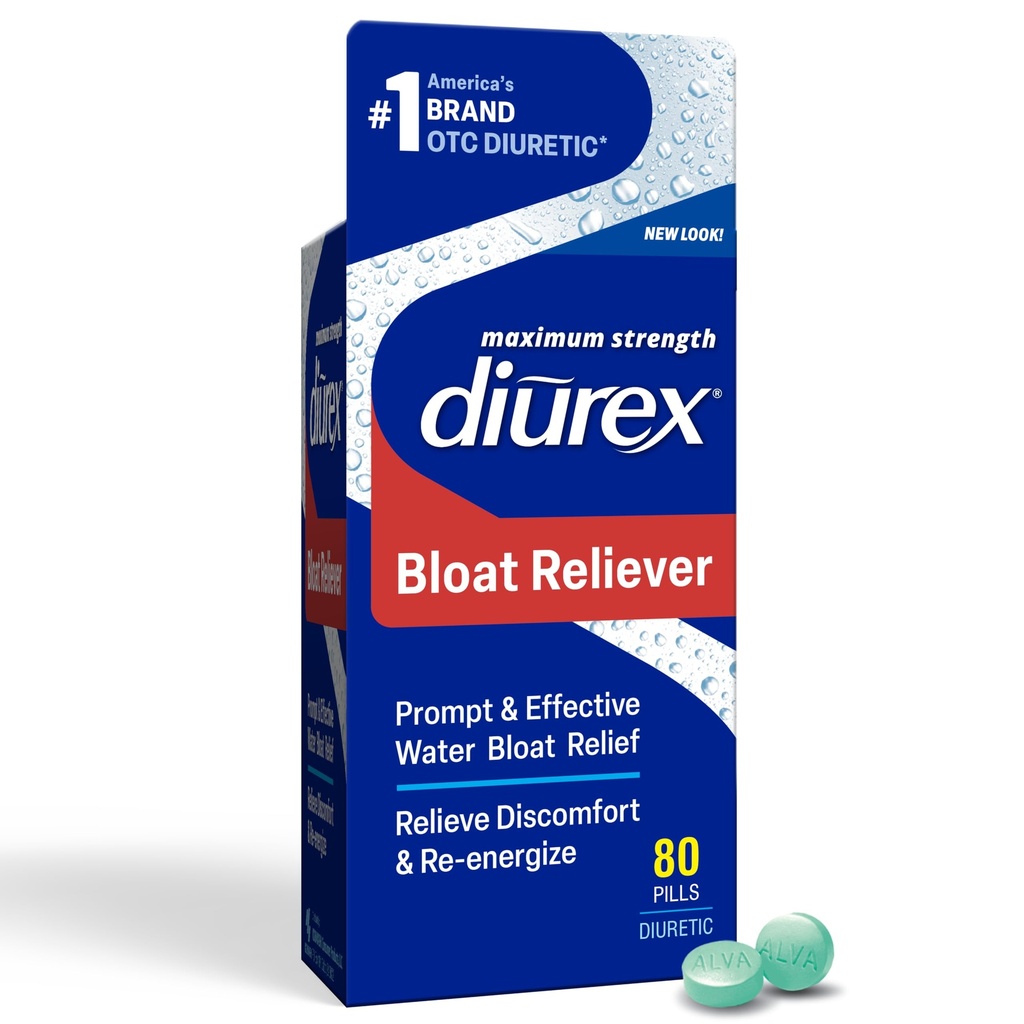 Diurex Ultra Re-Energizing Χάπια νερού - Ανακουφίζει το νερό Bloat - Νιώστε καλύτερα & λιγότερο βαριά - 80 μέτρα
