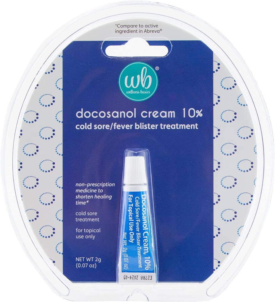 Wellness Basics Docosanol Cream 10% 