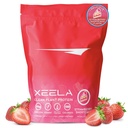 XEELA Vegan Protein Powder - Independently Tested - 25g Υψηλής Πρωτεΐνης, Πρωτεΐνης Μπύρας για Άνδρες & Γυναίκες - Βιταμίνες & Ορυκτά, Μη ΓΤΟ, Γαλακτοκομικά & Γλουτένη Χωρίς, Χαμηλό Καρμπόν & Χαμηλό Πάτημα (Strawberry Cake)