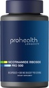 ProHealth Nicotinamide Riboside Pro 500. Πατενταρισμένο NR Niagen 500mg Plus 250mg TMG. NAD+ Συμπλήρωμα Ενισχύει NAD+. NR Συμπλήρωμα Αποδεδειγμένο σε 300 Μελέτες. 30 Υπηρεσίες