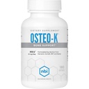 NBI Osteo-K Bone Support | Vitamin D & K Complex with Calcium Citrate Supplement | 45mg Vitamin K2 (MK4) for Strong Bone Health & Function | 180ct Veggie Capsules
