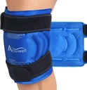 Atsuwell Ice Pack για γόνατα, επαναχρησιμοποιήσιμες παγοφράκτες γέλης για γόνατο, Ευέλικτο κρύο Συμπίεση κρύο πακέτο για γόνατα, αγκώνα, Σιν, 1 συσκευασία