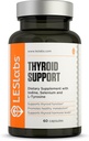 LES Labs Thyroid Support – Μεταβολική Υγεία, Θυρεοειδής Ορμόνη Παραγωγή, Ενέργεια & Εστίαση – Ιώδιο, L-Τυροσίνη, Ashwagandha, Σελήνιο & Κουρκουμάς – Συμπλήρωμα μη ΓΤΟ – 60 Κάψουλες