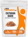 BulkSupplements.com Catuaba Bark Extract Powder - Catuaba Bark Powder, Herbal Supplement - Vegan & Gluten Free, 1g per Serving, 250g (8.8 oz) (Pack of 1)