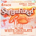 Proprietary Nootropic Gummy 3200mg - Lion's Mane, Reishi, Chaga, and Cordycep Nootropic Tripee Mushroom Blend (4, White Chocolate Peppermint)